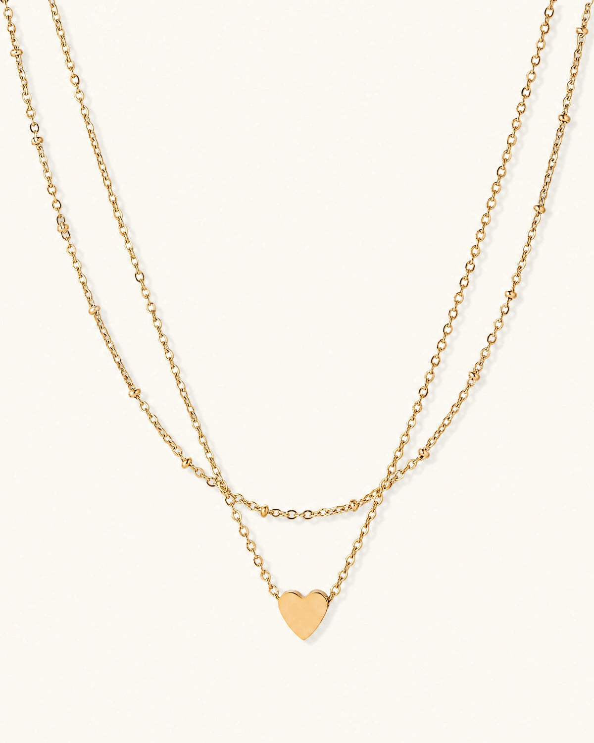 Layered Heart Necklace