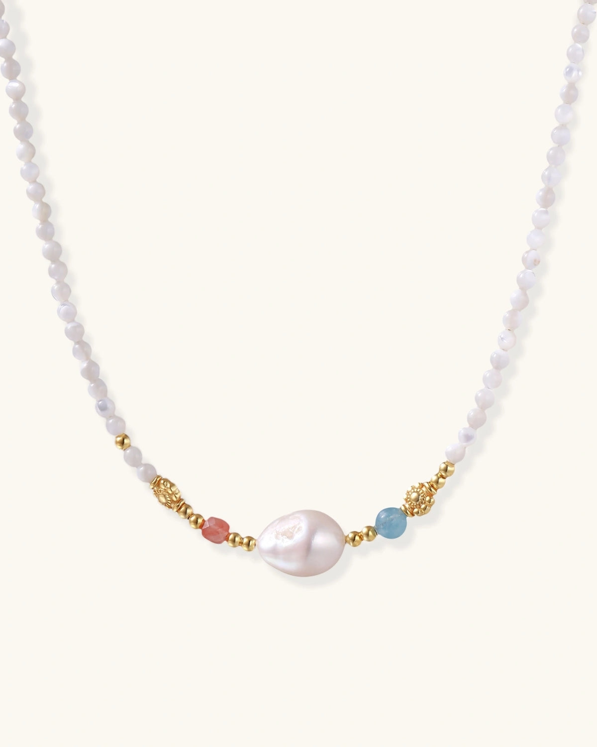 Sunlit Pearl Necklace