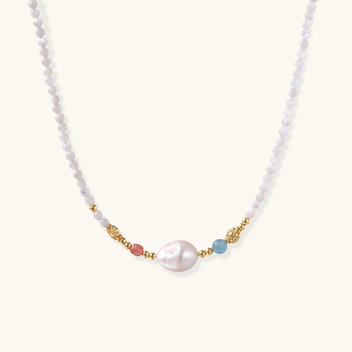 Sunlit Pearl Necklace