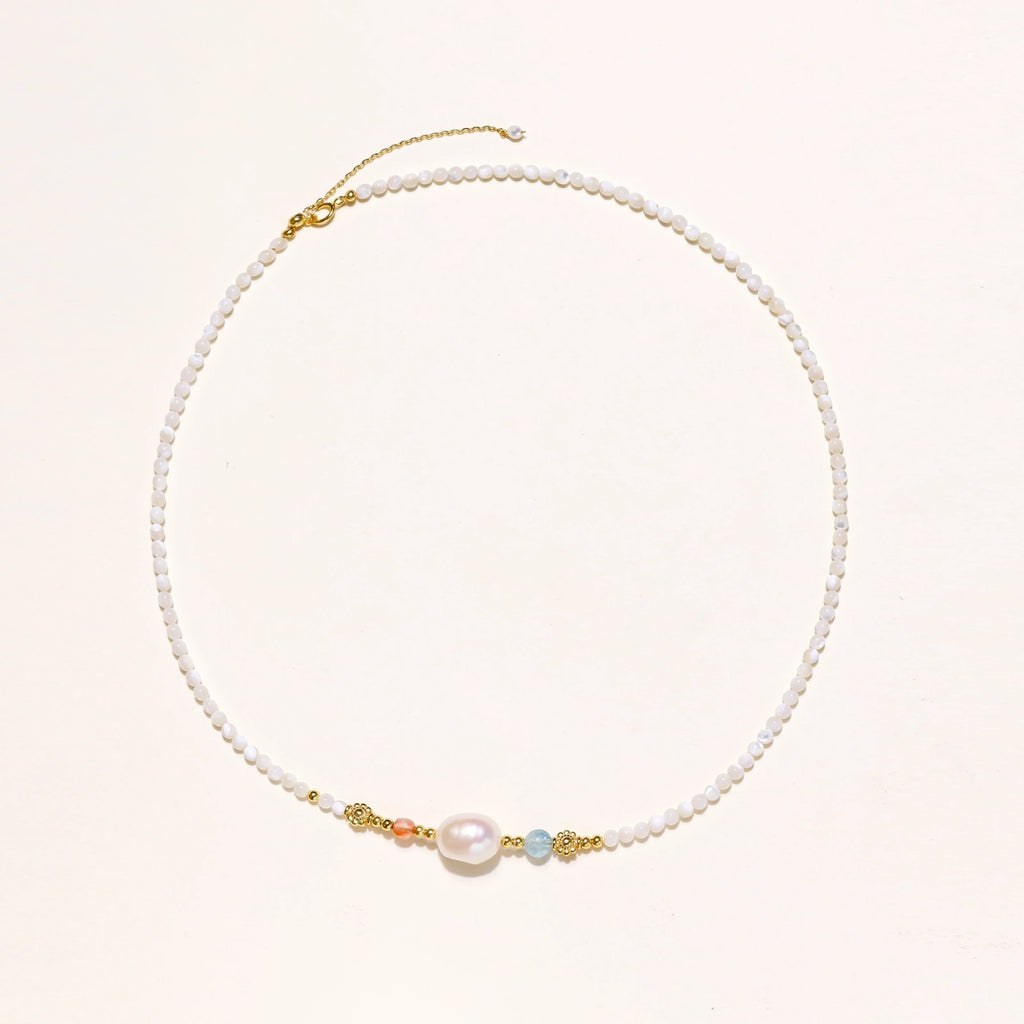 Sunlit Pearl Necklace