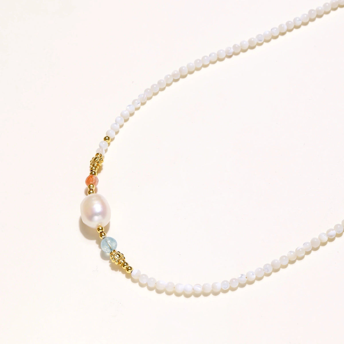 Sunlit Pearl Necklace