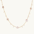 Celestial Pearl Stars Necklace