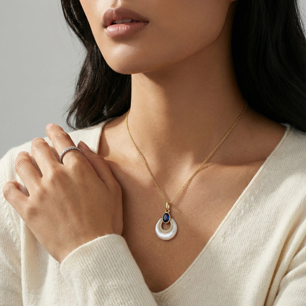 Moonlit Dewdrop Necklace