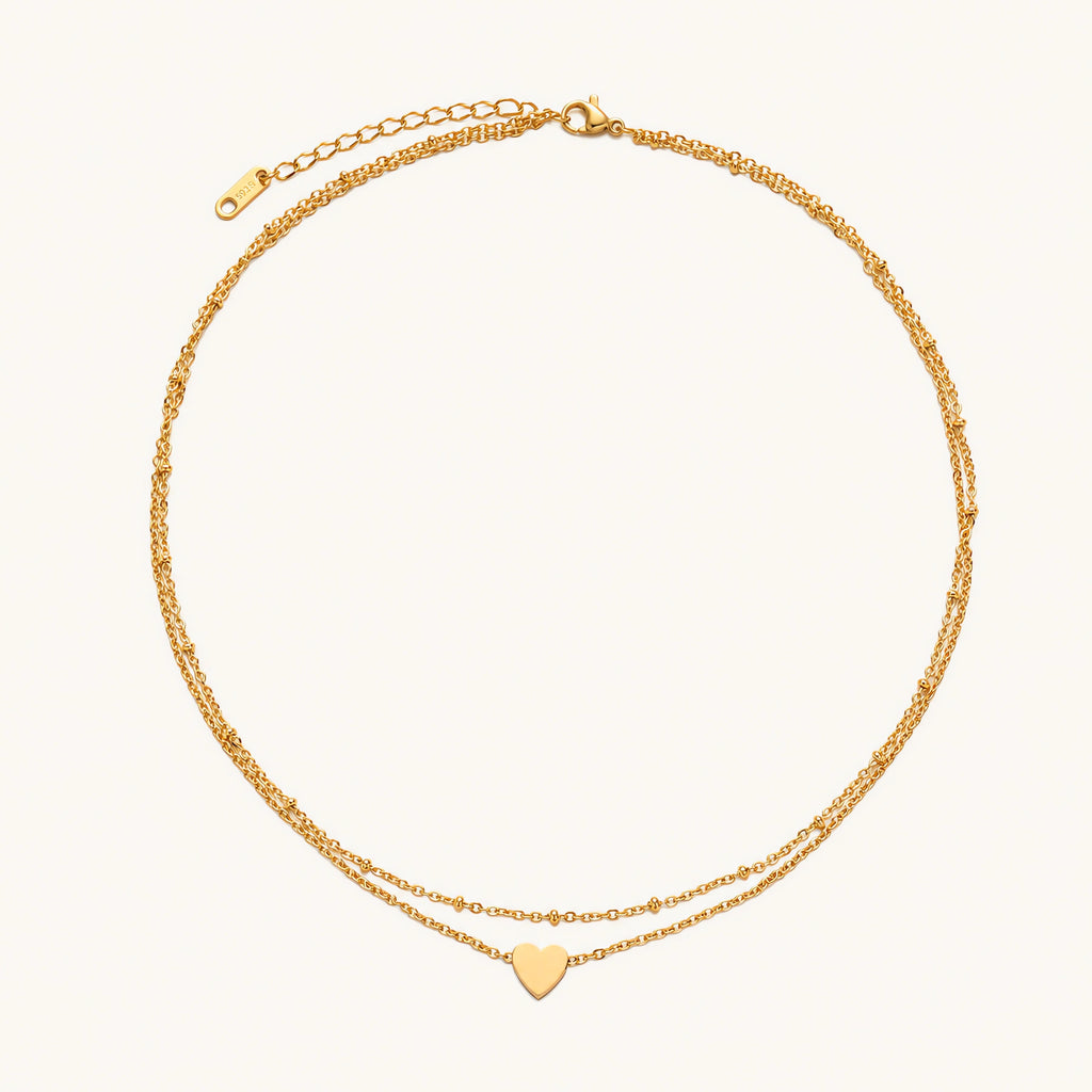 Layered Heart Necklace