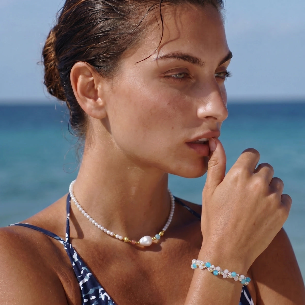 Sunlit Pearl Necklace